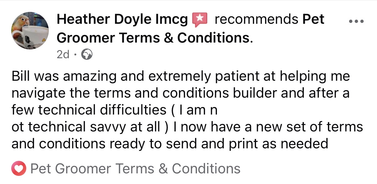 Facebook recommendation from Heather Doyle