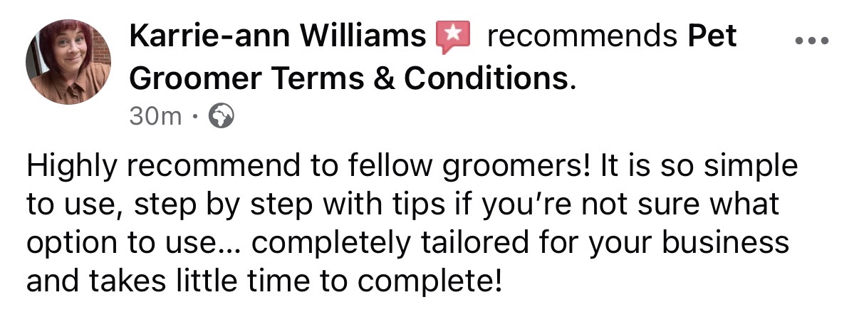 Facebook recommendation from Karrie-ann Williams